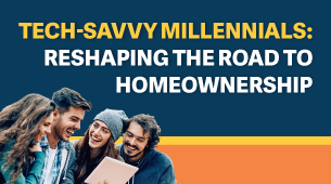The Millennial Generation - Illustration of young woman holding coffee cup